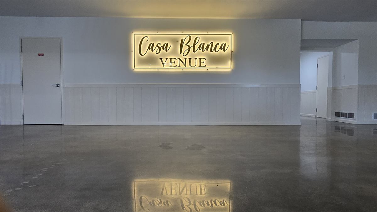 Venue 2 sign